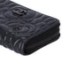 CHANEL Camellia Coin Case Black Lambskin Rhinestones